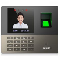 得力 13888S 指纹人脸考勤机