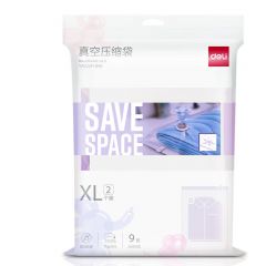 得力 LM400-XL2 真空压缩袋 收纳袋 80*100cm 单包 颜色随机