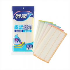 妙洁 棉柔抹布 5片装