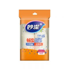 妙洁 纸杯 8盎司 50只装 特惠装