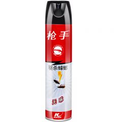 枪手 杀蟑气雾剂（无味）600ml