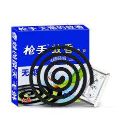 枪手 无烟蚊香 清香型10单盘/盒