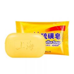 上海药皂 硫磺皂 85g 一块装