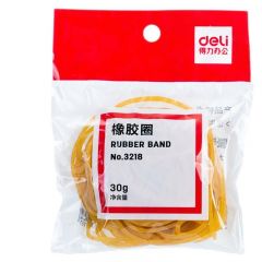 得力 3218 办公橡皮筋/橡胶圈 30g/包