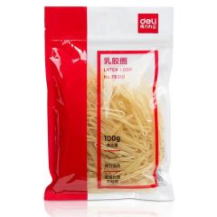 得力 79310 办公橡皮筋/橡胶圈 100g/袋