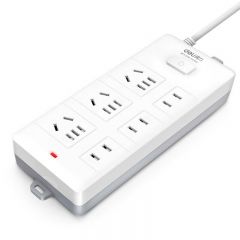 得力18169-03 插座 6位 3米
