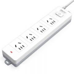 得力 18253(02) 插座 4位 2米