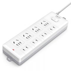 得力 18258-02 插座 8位 2米