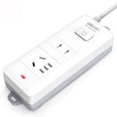 得力 18276-02 插座 2位 2米