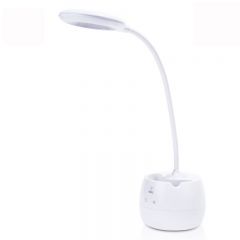 得力 4326 LED笔筒台灯 白色