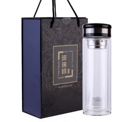 得力 6100 玻璃杯 黑色