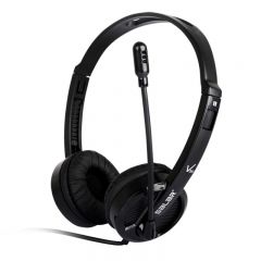 声籁 V38 头戴式耳机 耳麦带话筒 双插口3.5mm 白色