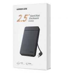 绿联 80555 2.5英寸移动硬盘盒USB收线款