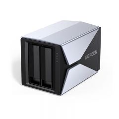 绿联 80127 双盘位磁盘阵列盒/适用硬盘 3.5/2.5英寸