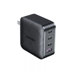 绿联 80766 氮化镓智能充电器 65W 4口充电器