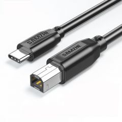 山泽 CTB20 Type-c转2.0打印机线 2米