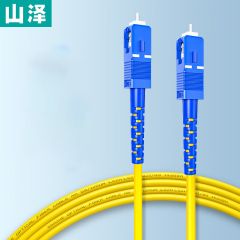 山泽 G0-SCSC01 光纤跳线 SC-SC单模单芯 1米