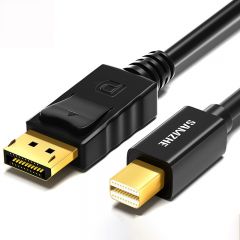 山泽 MCP15 Mini DP转DP双向转换线 1.5米 黑色
