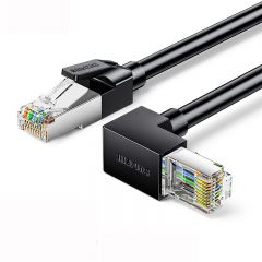 山泽 WT6A010 UTP超六类直对上弯网线 1米