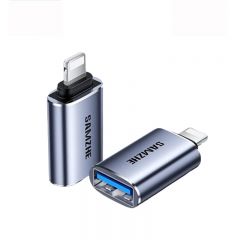 山泽 LA21 OTG转接头 lightning公转USB母