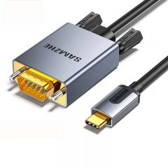 山泽 LCVG15 Type-C转VGA线 黑色 1.5米