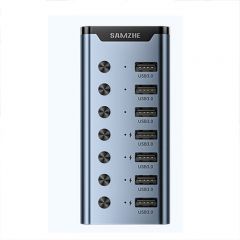 山泽 HB307 USB3.0 分控集线器 深空灰 1M