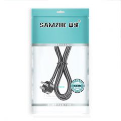 山泽 DY-03 电脑主机国标电源线 弯插1.8米