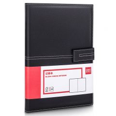 得力 3344 皮面本 16K 250mm*175mm 黑色 1本