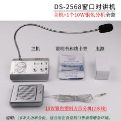 德顺 DS-2568-10W 窗口双向对讲机