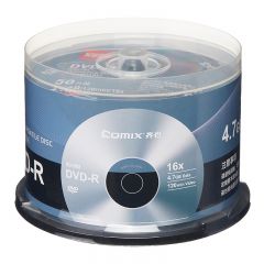 齐心 空白刻录光盘 DVD-R刻录碟片 1-16X 4.7GB 50片/桶
