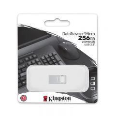 金士顿 DTMC3G2 256G U盘/优盘 USB3.2 银色