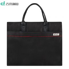 古木潮汕 G-857 商务公文包 尺寸:40*30*6cm 黑色