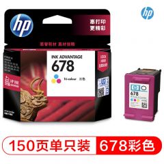 惠普 678 彩色墨盒 适用惠普1018/2515/1518/4648/3515 约150页