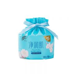 清风 BCB80J 净润肌棉柔巾 80段/卷 24包/箱
