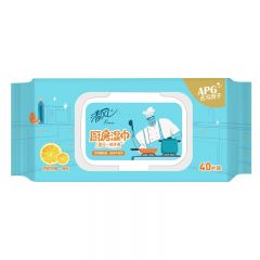 清风 BWB40K 厨房湿巾 40抽/包 12包/箱