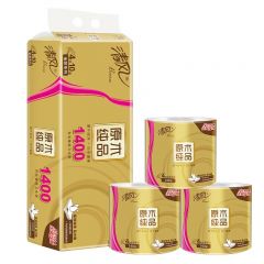 清风 A22ABTS 原木金装卫生纸 140克（4层）/卷 10卷/提 10提/件