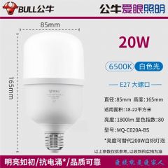 公牛 20W柱形灯泡 老款 6个/组
