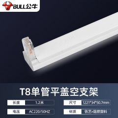 公牛 T8双端单支空体支架 1.2米 6个/组（不含光源）