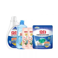 立白除菌洗衣液洗洁精 酵素洁净五件套（1785g）