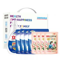 立白 除菌洗衣液洗洁精 倍净九件套(1770g)