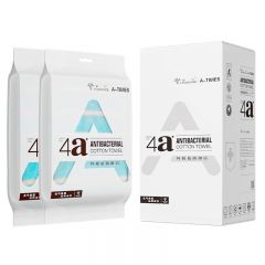 金号 AT007-3 毛巾礼盒 A-TIMES系列梦幻4A抗菌双条毛巾礼盒装