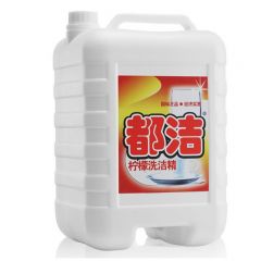 都洁 柠檬餐具洗洁精 大桶洗洁精 10kg/桶