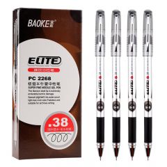 宝克 PC2268 中性笔 签字笔(1.0mm)12支/盒 黑色