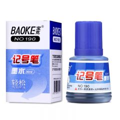 宝克 NO190 记号笔墨水 蓝色 36m1/瓶