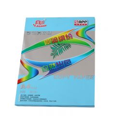 金旗舰 办公彩纸 A4 100张/包 绿蓝色