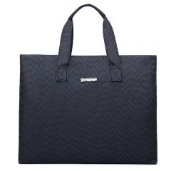 斯莫尔 SL-527 大容量横款手提包 公文包 深蓝色
