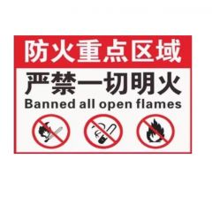 防火警示标牌 安全标牌