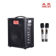米高 MG820A-LI 音箱 便携式充电音响 套餐：背带音响+配件+U段双话筒