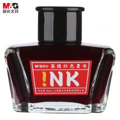 晨光 AICW9001 高值碳素墨水 钢笔水 红色 60ml