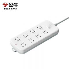 公牛 GN-S1080 新国标插座 插排 总控 3米